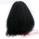 Long Kinky Straight Black Lace Front Wig Lace Front Wigs Women