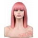 Short Straight Cosplay Wig Party Red Blonde Blue Green Pink