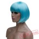 Beauty Red/Pink Wig Cosplay Women Hair short Bob party wig