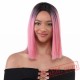 Pink Bob Wigs Short Haircut Shoulder-length Wig Women