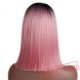 Pink Bob Wigs Short Haircut Shoulder-length Wig Women