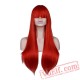 Women Natrual Long Wavy Full Head Wig Cosplay Black Red Pink