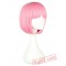 Pink Wig Short Wavy Hair Peruca Pelucas Cartoon Cosplay Bob