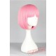 Pink Wig Short Wavy Hair Peruca Pelucas Cartoon Cosplay Bob