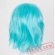 Short Wig Wavy Cos-play Sky Blue/Red/Pink/Purple/White Hair