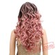 Gold Pink Wig Hair Long Lace Front Wigs Black Women