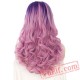 Lace Front Deep Wave Pink Wigs Women Two Tone Lace Wigs Cosplay