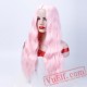 Long Curly pink wigs Women Hair Party Cosplay Wigs