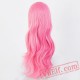 Pink Wig Long Wavy Bangs Hair Cartoon Halloween Carnival Cosplay