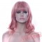 Short Curly Hair Pink Wigs Black Brown Red Cosplay Wig Women