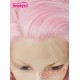 cosplay Loose pink wig Lace Front Wigs women