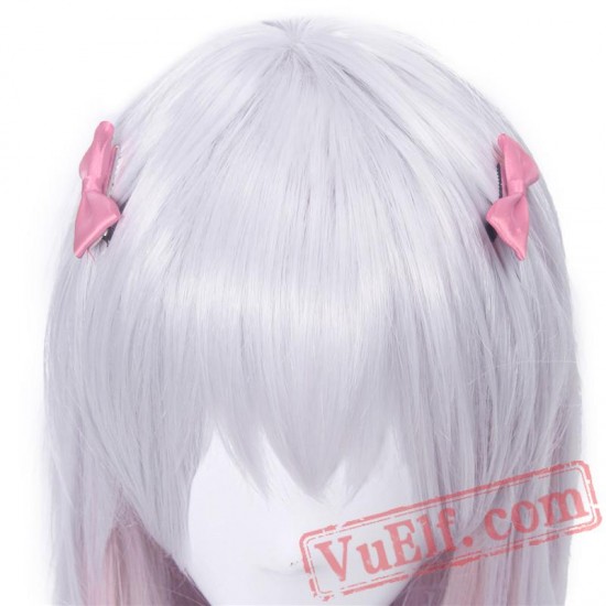 Eromanga Sensei Sagiri Izumi Cosplay Wigs Silver Mixed Pink Hair Cosplay Wig