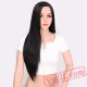 Long Black Wig Straight Wig Red Pink Green Blonde Hair Women Cosplay