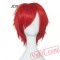 Pink Cosplay Wig Layered Short Straight Hair Wigs