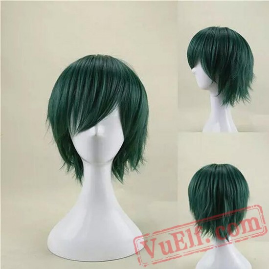 Pink Cosplay Wig Layered Short Straight Hair Wigs