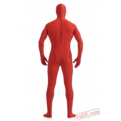 Funny Red Lycra Spandex BodySuit | Zentai Suit