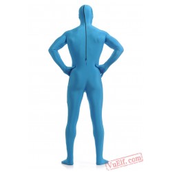 Funny Light Blue Lycra Spandex BodySuit | Zentai Suit