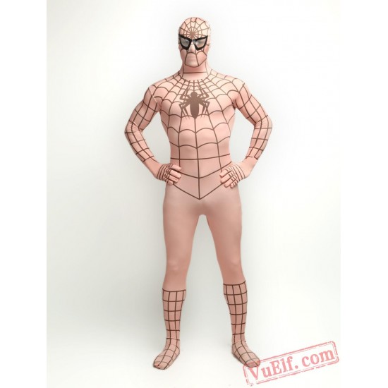 Flesh Spiderman Zentai Suit - Spandex BodySuit | Costumes