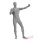 Funny Light Gray Lycra Spandex BodySuit | Zentai Suit