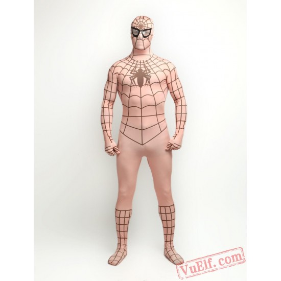 Flesh Spiderman Zentai Suit - Spandex BodySuit | Costumes