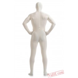 Funny White Lycra Spandex BodySuit | Zentai Suit