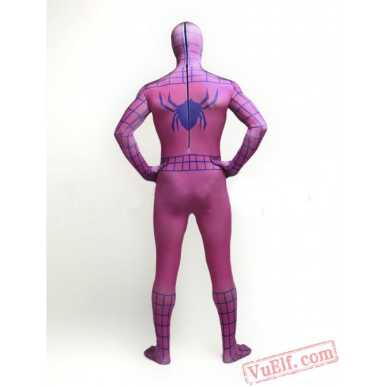 Pink Spiderman Costumes - Lycra Spandex BodySuit | Zentai Suit