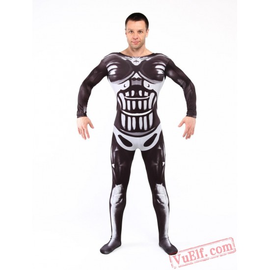 Muscle Fighter Costumes - Lycra Spandex BodySuit | Zentai Suit