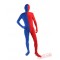 Funny Blue Red Lycra Spandex BodySuit | Zentai Suit