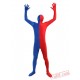 Funny Blue Red Lycra Spandex BodySuit | Zentai Suit