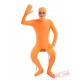 Orange Open Face Lycra Spandex BodySuit | Zentai Suit
