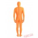 Orange Open Face Lycra Spandex BodySuit | Zentai Suit