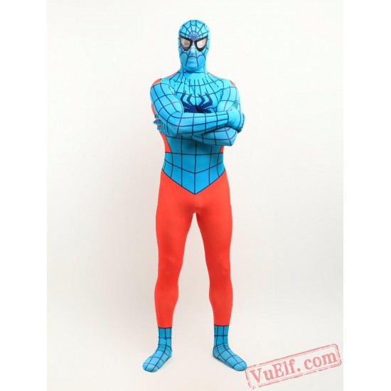 Orange Spiderman Lycra Spandex BodySuit | Zentai Suit