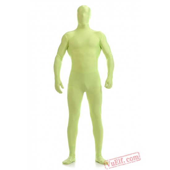 Light Grass Green Lycra Spandex BodySuit | Zentai Suit