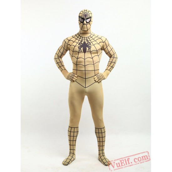 Golden Spiderman Zentai Suit - Spandex BodySuit | Costumes