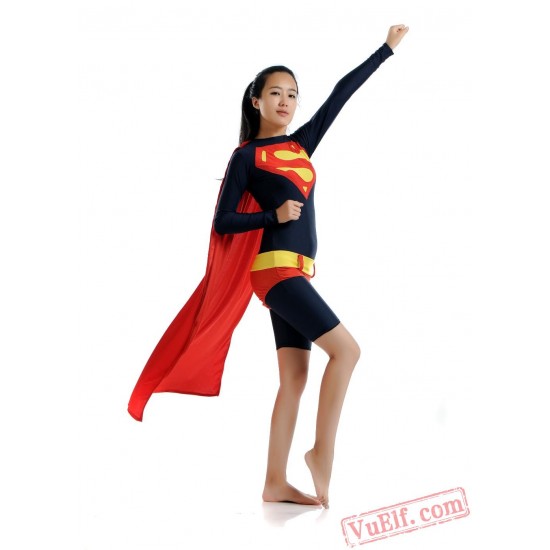 Superwoman Costumes - Lycra Spandex BodySuit | Zentai Suit