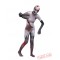 Horror Nurse Zombie Costumes - Lycra Spandex BodySuit | Zentai Suit