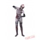 Horror Nurse Zombie Costumes - Lycra Spandex BodySuit | Zentai Suit
