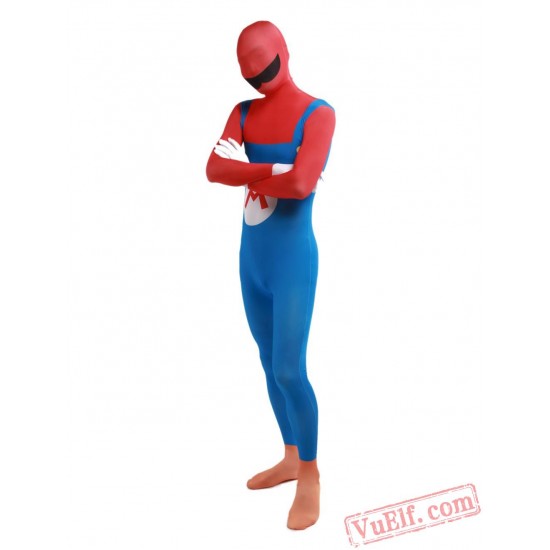 Mario Costumes - Lycra Spandex BodySuit | Zentai Suit