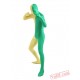 Yellow Green Lycra Spandex BodySuit | Zentai Suit