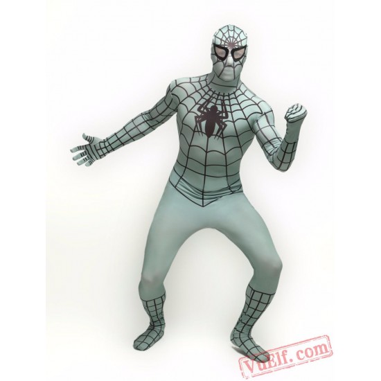 Black Stripe Spiderman Zentai Suit - Spandex BodySuit