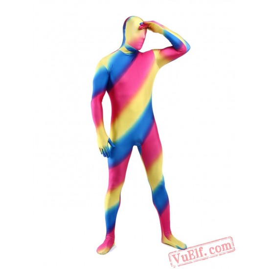 Multicolor Lycra Spandex BodySuit | Zentai Suit