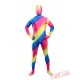 Multicolor Lycra Spandex BodySuit | Zentai Suit