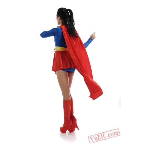 Superwoman Costumes - Lycra Spandex BodySuit | Zentai Suit