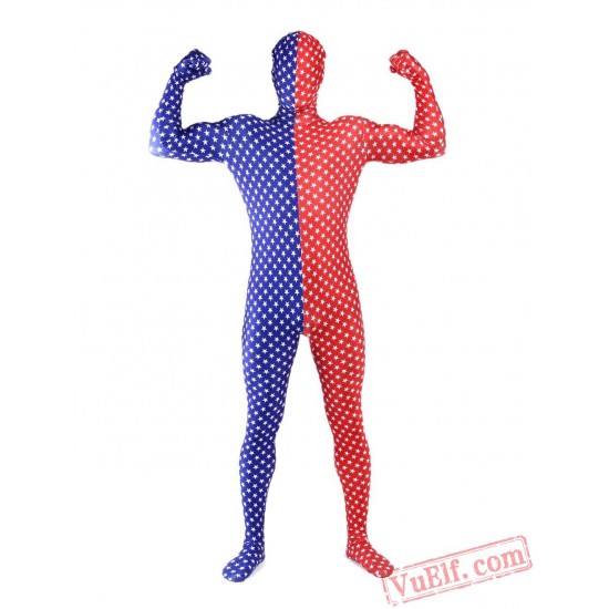 Polka Dot Lycra Spandex BodySuit | Zentai Suit