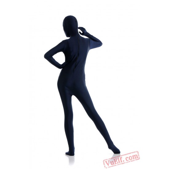 Navy Blue Full Body Costumes - Lycra Spandex BodySuit | Zentai Suit