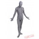 Plaid Pattern Lycra Spandex BodySuit | Zentai Suit