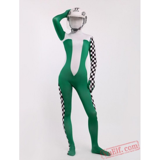 Racing driver Girl Lycra Spandex BodySuit | Zentai Suit