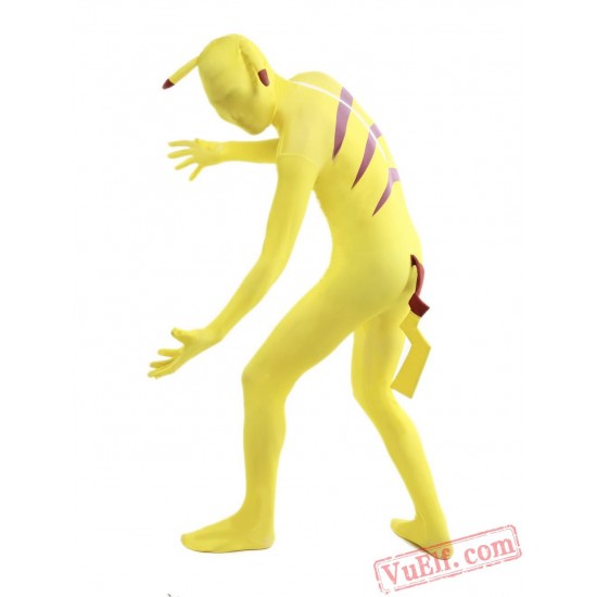 Pikachu Costumes - Lycra Spandex BodySuit | Zentai Suit