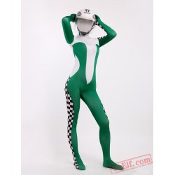 Racing driver Girl Lycra Spandex BodySuit | Zentai Suit