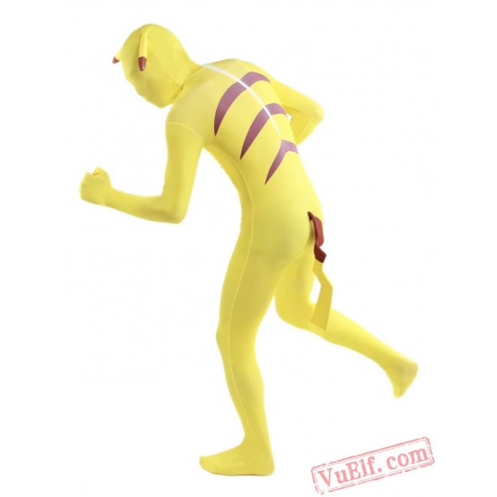 Pikachu Costumes - Lycra Spandex BodySuit | Zentai Suit